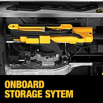 DEWALT 10 Inch Table Saw, 32-1/2 Inch Rip Capacity, 15 Amp Motor, With Rolling/Collapsible Stand (DWE7491RS) - Image 5