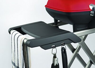Napoleon TravelQ 285 Portable Gas BBQ Grill, Propane, Red Lid - TQ285X-RD-1-A Includes Folding Cart, Two Burners, Cast Iron Cooking Grids, Comes With Drop-in Griddle, Ideal for Camping & Tailgating - Image 6