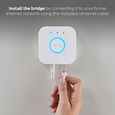 Philips Hue Bridge - Unlock the Full Potential of Hue - Multi-Room and Out-of-Home Control - Create Automations and Zones - Secure, Stable Connection Won't Strain Your Wi-Fi - Works with Voice, Matter - Image 4