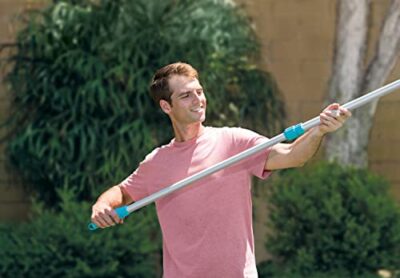 INTEX 29055E 110in Telescoping Aluminum Pole For Above Ground Pool Maintenance - Image 3