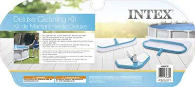 INTEX 29057E Deluxe Pool Cleaning Kit for Above Ground Pools: Includes Deep Mesh Skimmer – Curved Wall Brush – Vacuum Head - Image 6