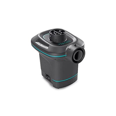 INTEX 66639E QuickFill 120 Volt AC Electric Pump: Inflates and Deflates Air Mattresses – Includes 3 Interrconnecting Nozzles – Sleek and Compact Design – 650 L/Min Air Flow – Indoor Use - Image 3