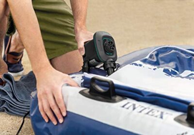 INTEX 66639E QuickFill 120 Volt AC Electric Pump: Inflates and Deflates Air Mattresses – Includes 3 Interrconnecting Nozzles – Sleek and Compact Design – 650 L/Min Air Flow – Indoor Use - Image 5