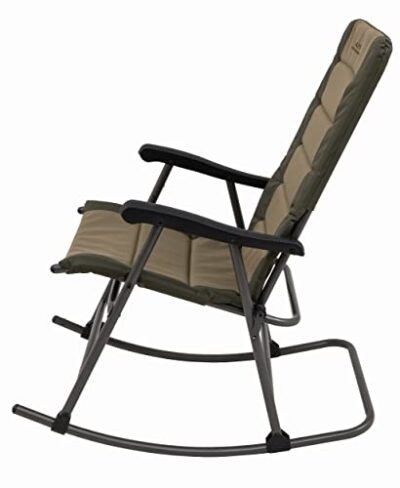 ALPS Mountaineering Outdoor Rocking Chair - Durable Folding Beach and Camp Chair with Comfortable Cushioned Polyester Fabric Over Locking Steel Frame, Navy/Charcoal - New - Image 5