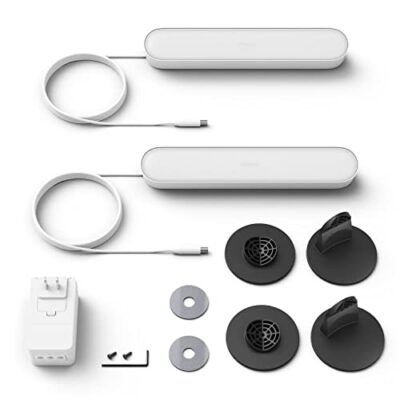 Philips Hue Smart Play Light Bar Base Kit, White - White & Color Ambiance LED Color-Changing Light - 2 Pack - Requires Bridge - Control with App - Works with Alexa, Google Assistant and Apple HomeKit - Image 4