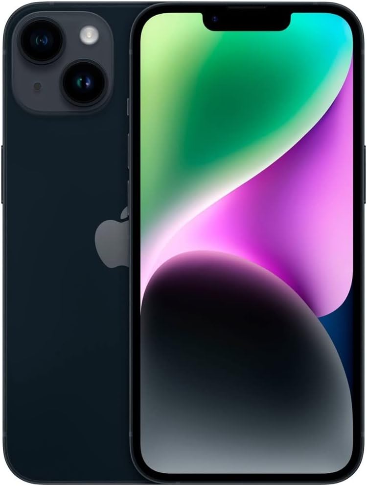 Apple iPhone 14, 512GB, Midnight - Unlocked (Renewed)