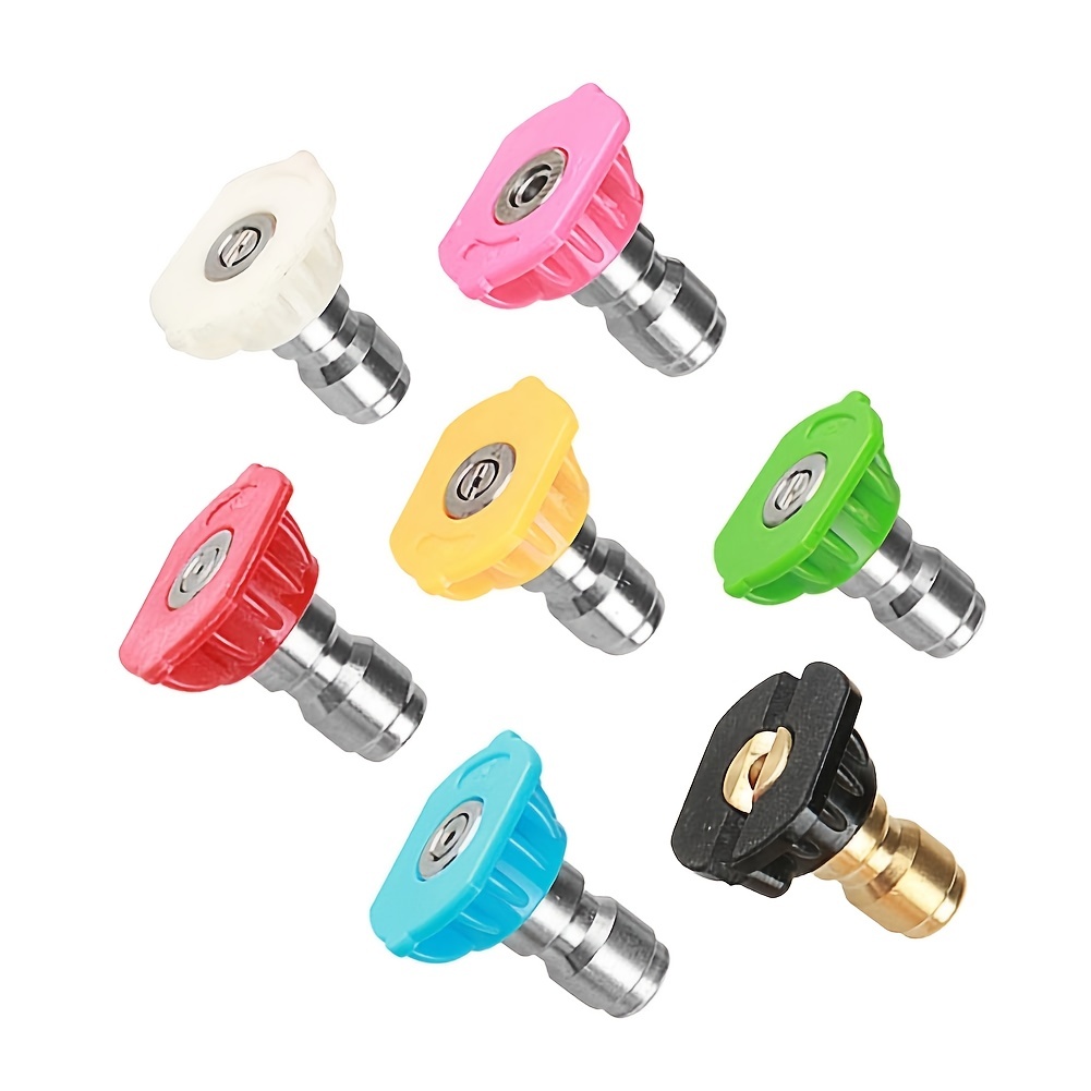 High Pressure Washer Multifunctional 7 Color Nozzles Yard Firm