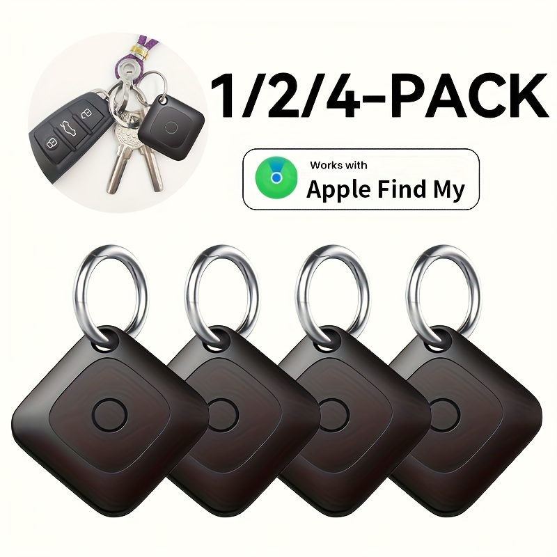 WeTag-1/2/4/8 Pieces, Smart Outdoor Tracker, 1.43 Inches, Wireless Low Power Function, Mini GPS Tracker, High Decibel Alarm, Application Control, Smart Positioning, Suitable For Cars, Wallets, Luggage Bags, Keys, Item Finder, Ideal Gift For Travelers