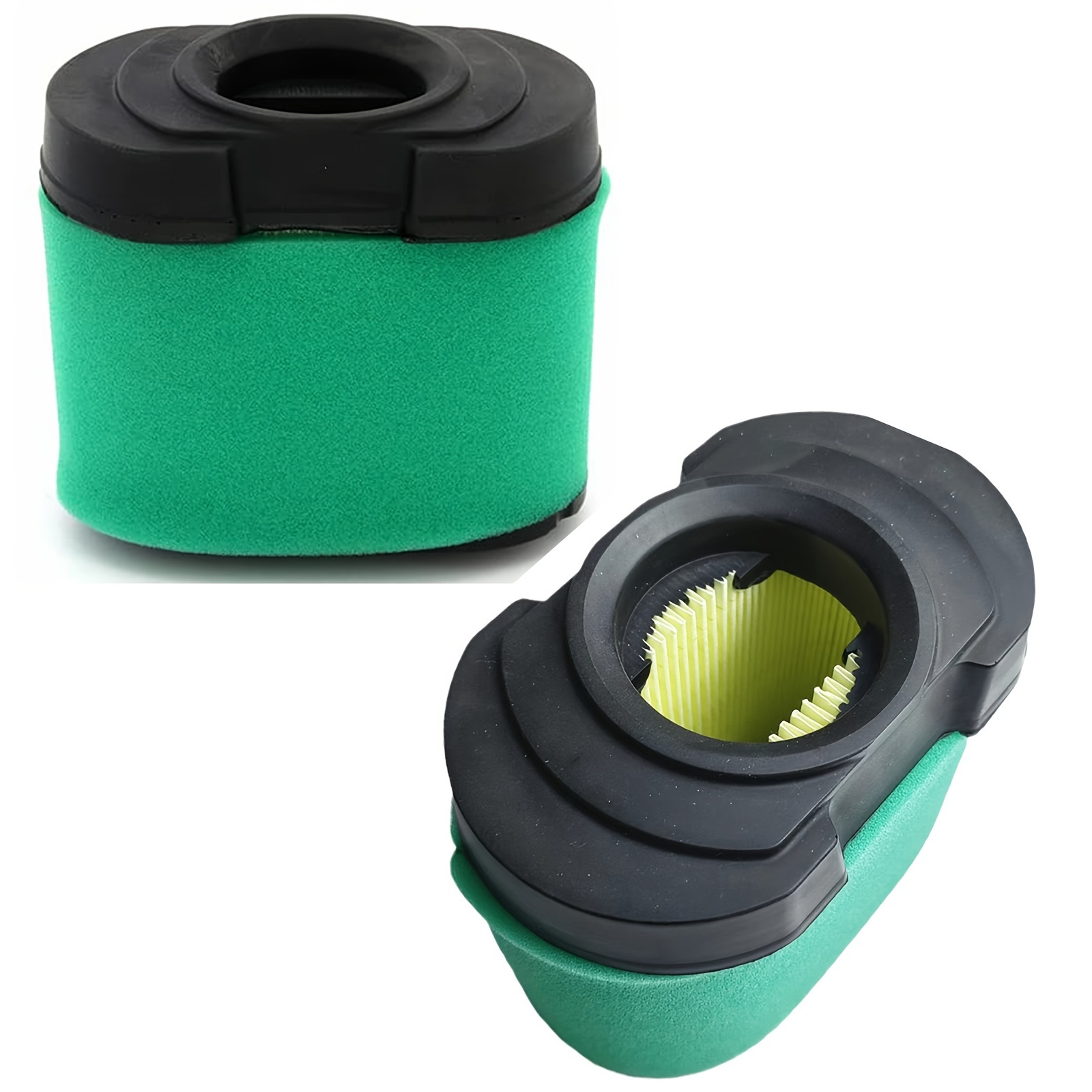 Air Filter and Oil Filter Kit for Briggs & Stratton Extended Life Series Engines, Yard Firm Gasoline-Powered Trapezoidal Replacement Part, Compatible with LA165 D160 D170 Z245 Lawn Mowers - Includes Air Filter #792105 and Oil Filters #696854, #492932S, #492932, #795890 - Image 2