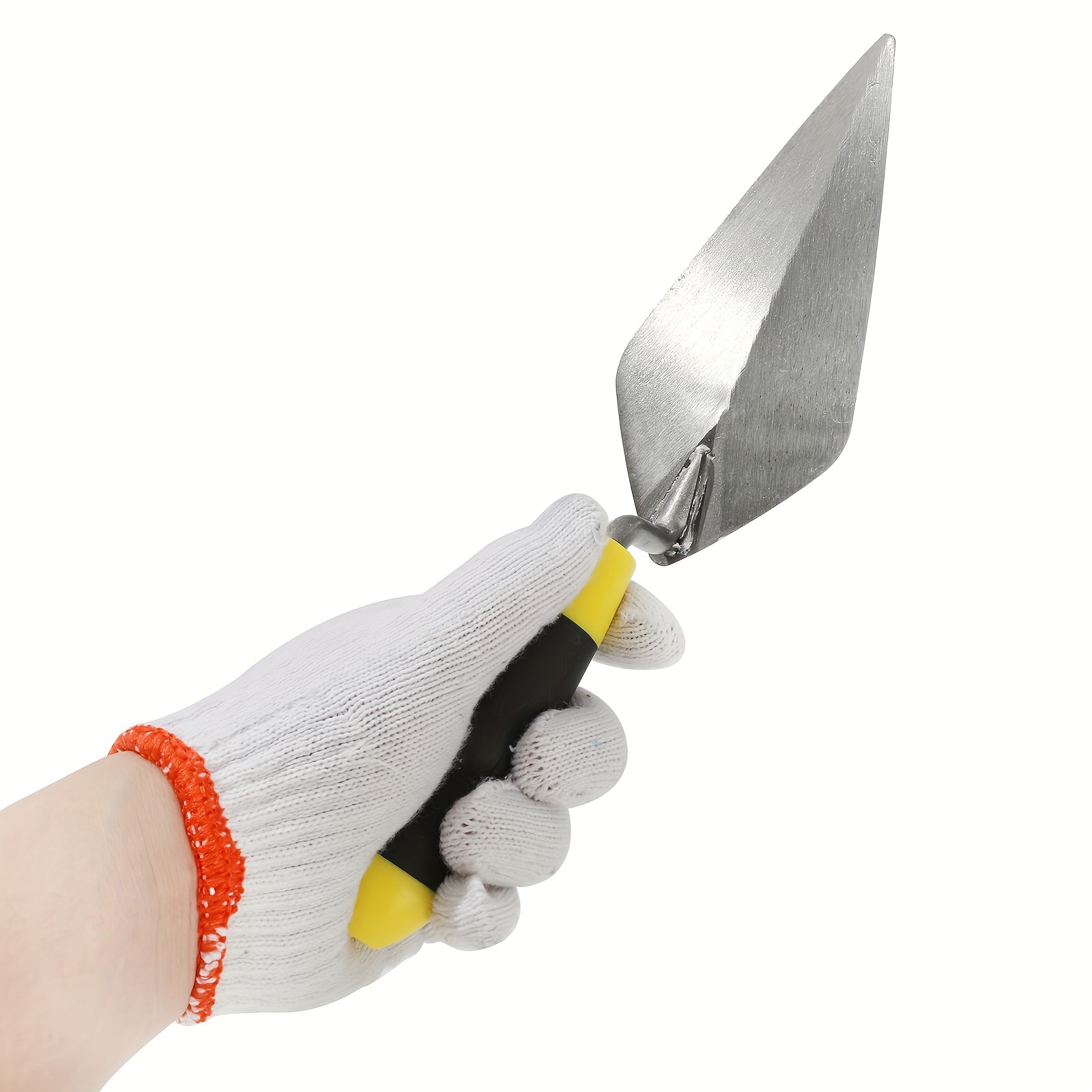 Stainless Steel Masonry Trowel Set with Plastic Handles - No Electricity Required