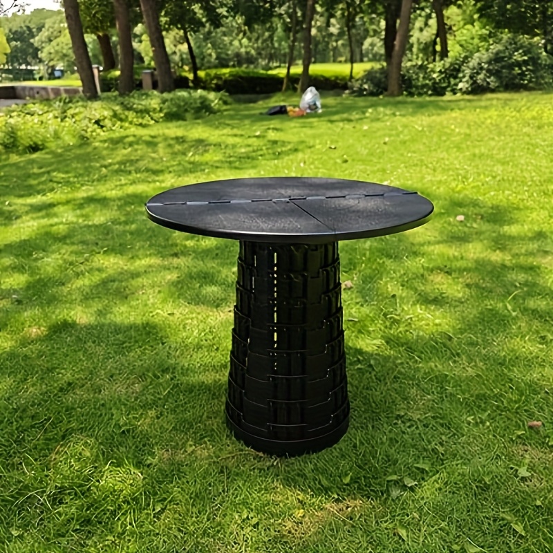 2-in-1 Telescopic Stool Folded Table Set Combined Retractable Camping Table Set Best Choice for Indoor and Outdoor activities