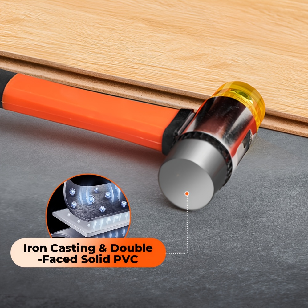 AUXTUR Laminate Flooring Tools, Hook, Hammer, Tapping Block, Contour Gauge, Gaskets, Durable Metal & Plastic, Manual Tool, Multi-Functional Accessories For Home Renovation, Ideal Men's Tool, Perfect Gifts For Birthday & Christmas