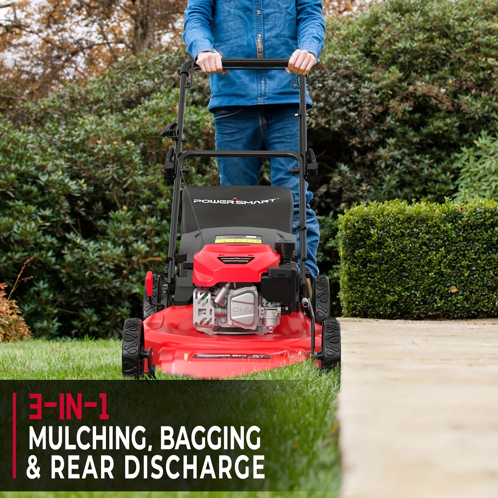 Self Propelled Gas Lawn Mower 21in. 170cc/22in. 170cc, Gas Engine 3-in-1 Mulch, Bag, Side Discharge, 6-Position Height Adjustment, Lawn Mower, Mower, Self Propelled Lawn Mower, Remote Control Lawn Mower, Remote Control Electric Lawn Mower, Lawn Care Equipment, Yard Maintenance, Adjustable Height Mower, Versatile Discharge, Lawn Mower Mower Lawnmower Lawn Mower Machine, Remote Control Lawn Mower Cordless, Remote Control Lawn Mower Lawn Mower Lawn Mower Cordless, Lawn Mower For The