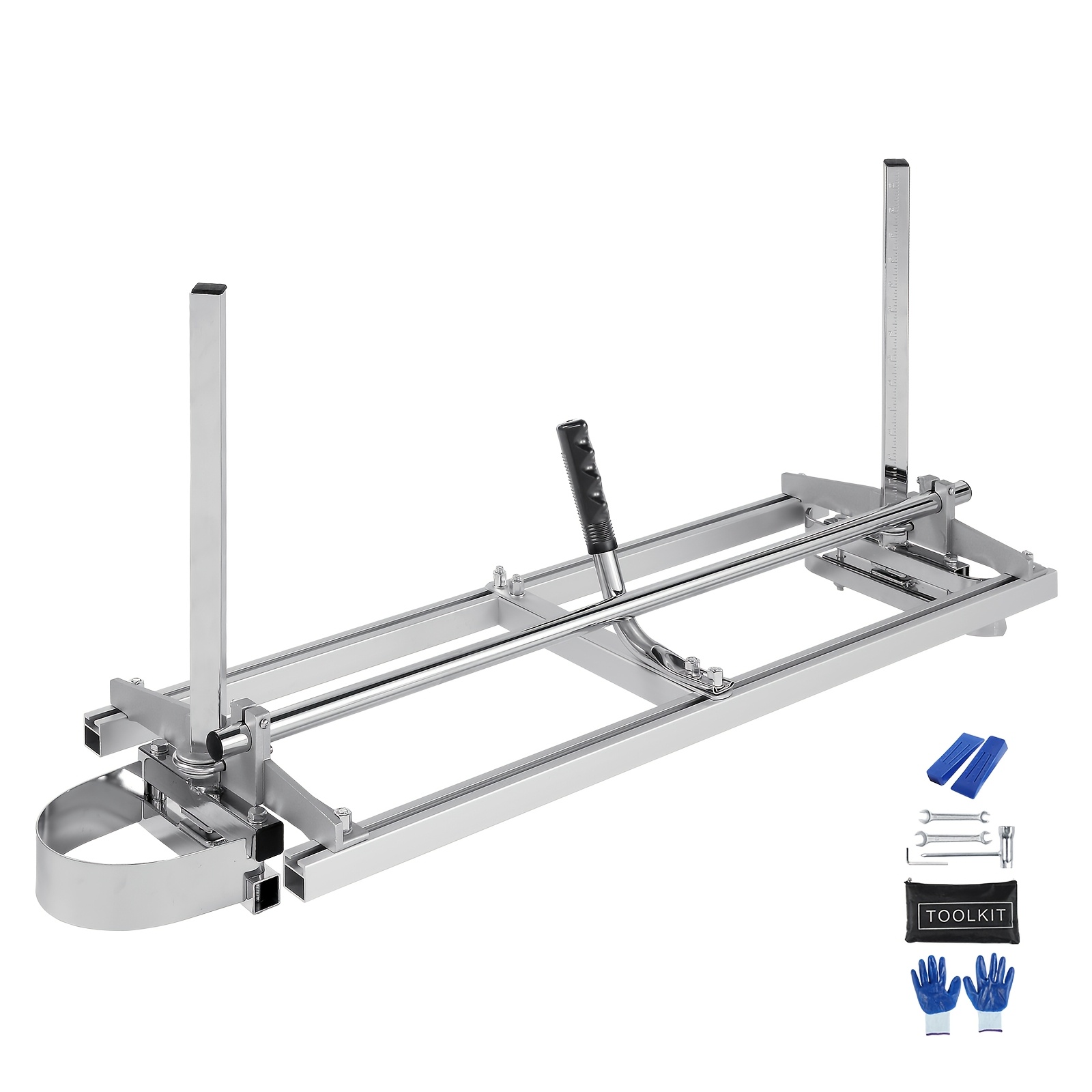 [Mill] Happybuy Portable Chainsaw Mill | 14"-36" Guide Bar, Galvanized Steel - For Yard Firm Woodworkers
