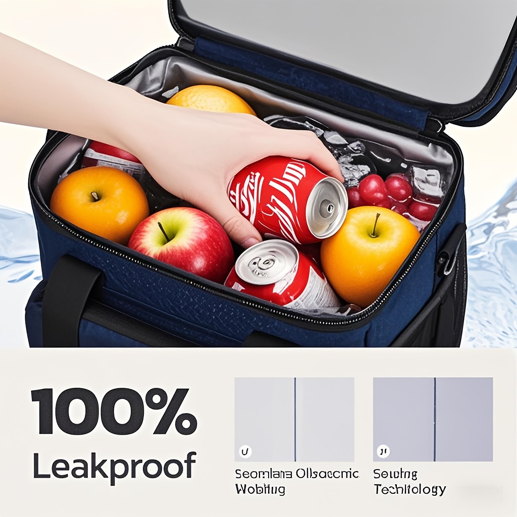 Insulated 5.02gal Lunch Bag Women/Men,Yard Firm Lunch Box for Men, Leakproof Lunch Cooler Bag, Lunch Tote Bag - Image 5