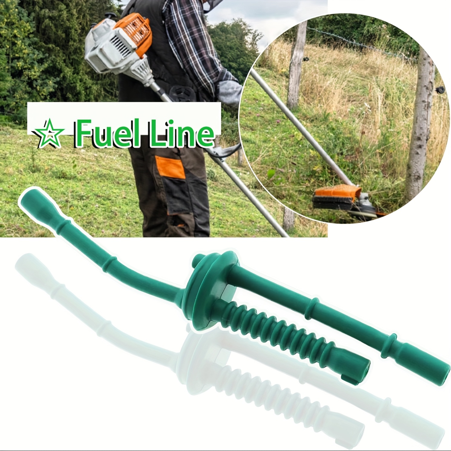 5pcs Rubber Lawn Mower Ventilation Tube Accessories Replacement Parts Yard Firm 41403587702 Compatible with FS38,FS45,Fs46,,fs55r fs 55rc km 5 5,hl 45 ，km55 4, km 54 r