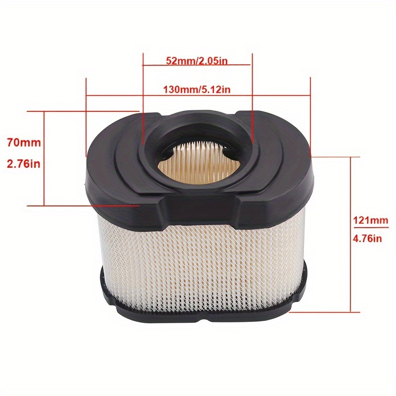 Air Filter and Oil Filter Kit for Briggs & Stratton Extended Life Series Engines, Yard Firm Gasoline-Powered Trapezoidal Replacement Part, Compatible with LA165 D160 D170 Z245 Lawn Mowers - Includes Air Filter #792105 and Oil Filters #696854, #492932S, #492932, #795890 - Image 3
