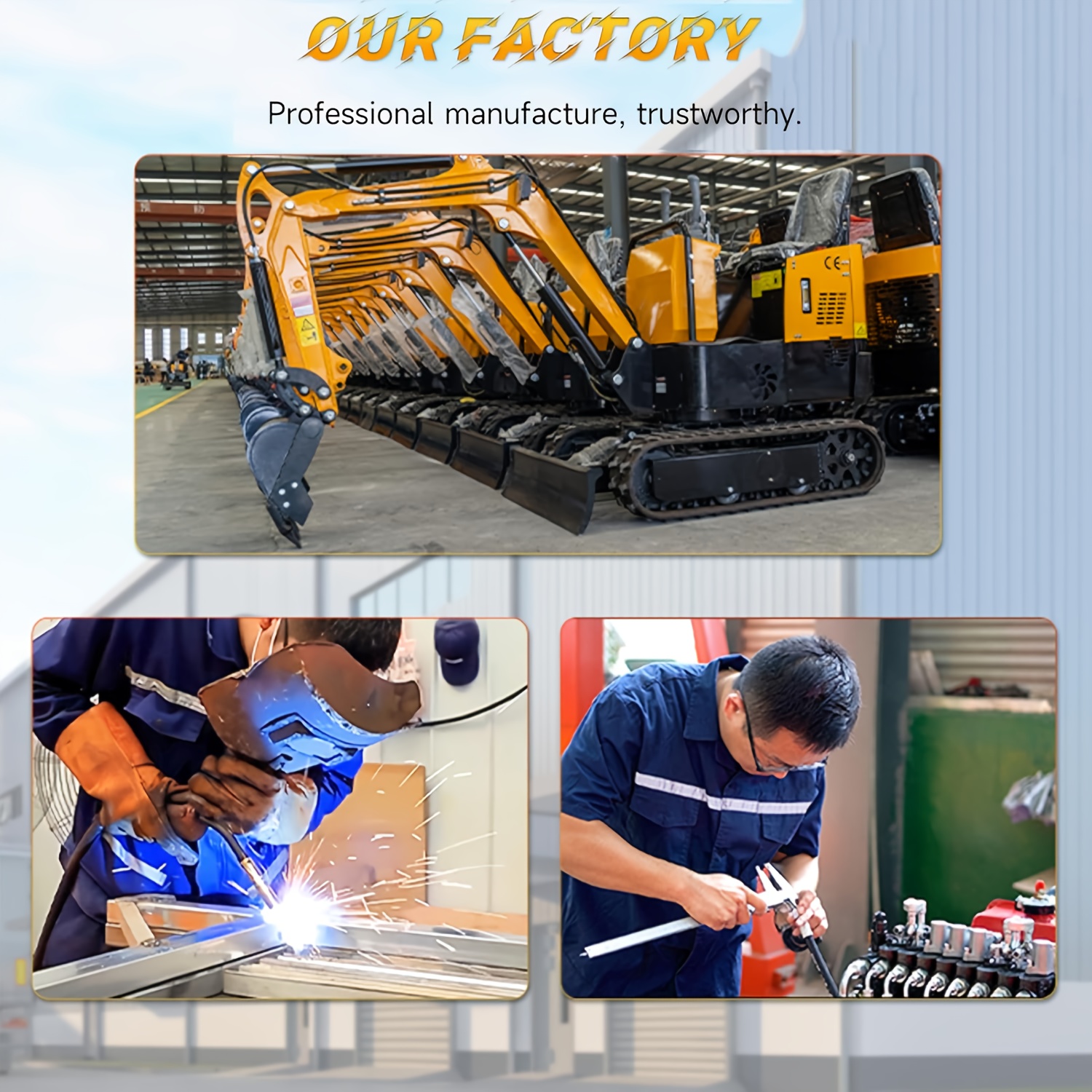 Mini Excavator Attachments 8pcs with Narrow Bucket, Ripper, Rake, Auger, Grapple, Quick Hitch, Screening Bucket for Small Digger, Mini Excavator Accessories Kit USA Stock