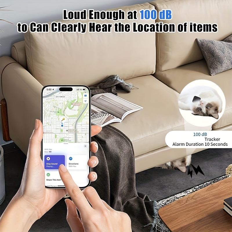 WeTag-1/2/4/8 Pieces, Smart Outdoor Tracker, 1.43 Inches, Wireless Low Power Function, Mini GPS Tracker, High Decibel Alarm, Application Control, Smart Positioning, Suitable For Cars, Wallets, Luggage Bags, Keys, Item Finder, Ideal Gift For Travelers