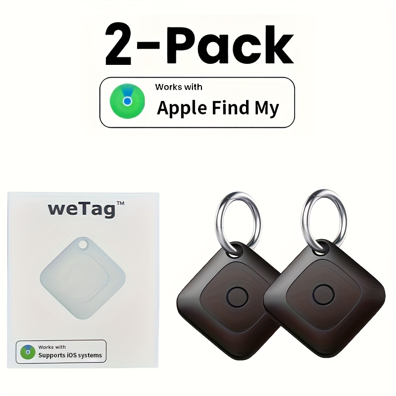 WeTag-1/2/4/8 Pieces, Smart Outdoor Tracker, 1.43 Inches, Wireless Low Power Function, Mini GPS Tracker, High Decibel Alarm, Application Control, Smart Positioning, Suitable For Cars, Wallets, Luggage Bags, Keys, Item Finder, Ideal Gift For Travelers