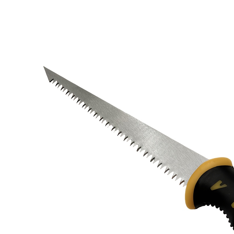 Heavy-Duty Manual Wall Panel Saw - Carbon Steel Construction with Non-Slip Grip, for Drywall, Foam Board, Plywood, Construction, DIY Projects - Professional & Home Use - No Electricity Needed - Durable Cutting Tool for Contractors & Builders, Drywall Cutting, Ergonomic Handle, Sturdy Build, Handheld Tool, Builders Tool