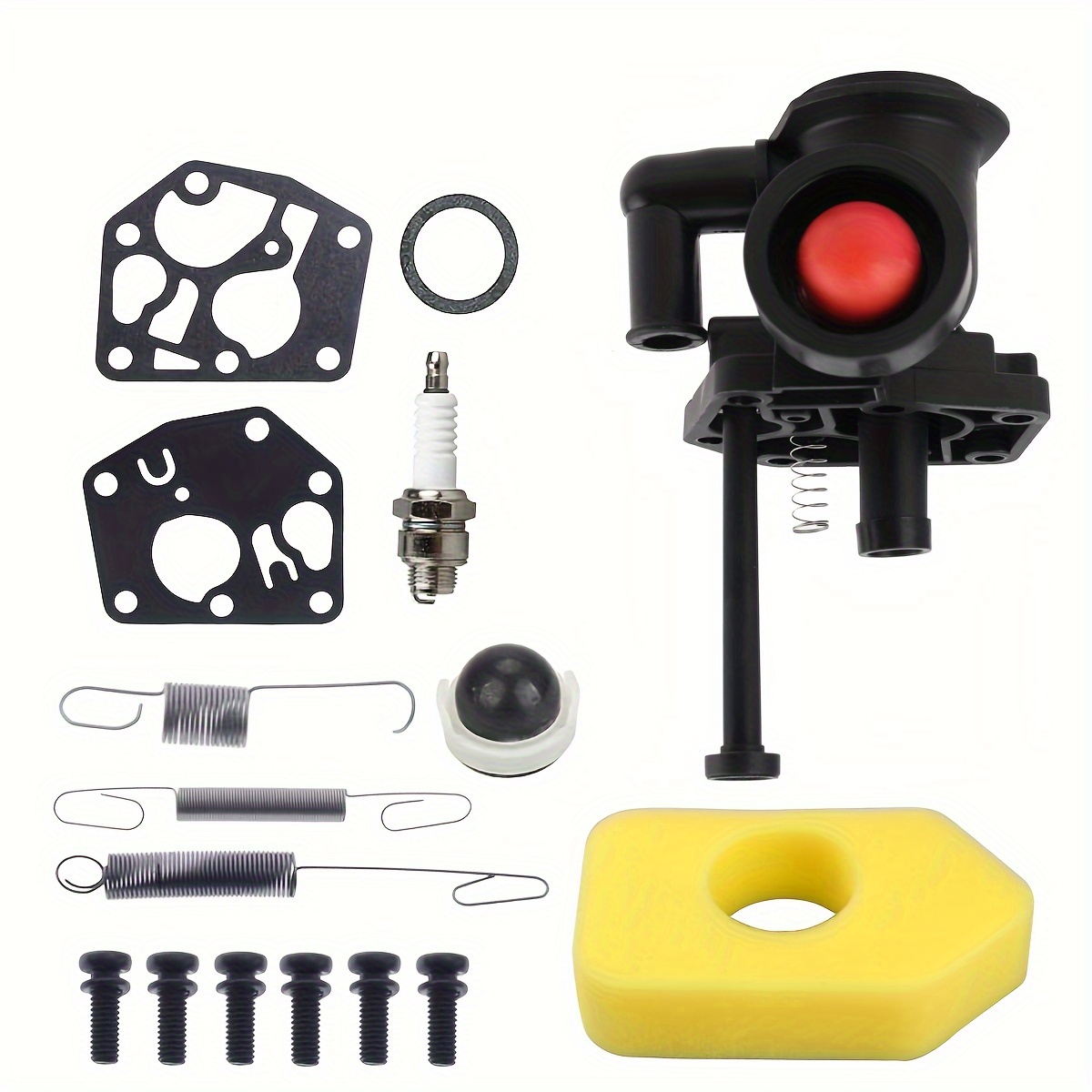 Briggs & Stratton Compatible Carburetor Kit with Air Filter - Fits Models 795469, 790206, 498811 & More Yard Firm