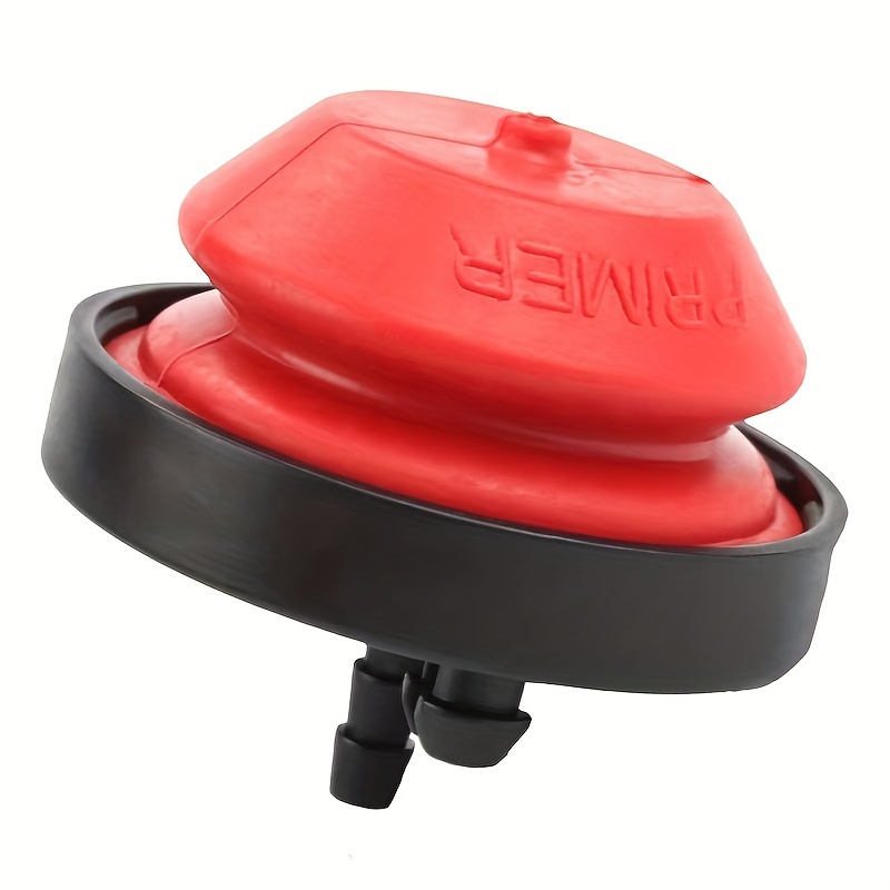 3pcs Red Lawn Mower Fuel Pump Carburetor Oil Bubble Primer Bulb Compatible with 570682A HMSK100 HMSK105 - Durable Plastic, Essential Yard Firm Garden Tool Accessory