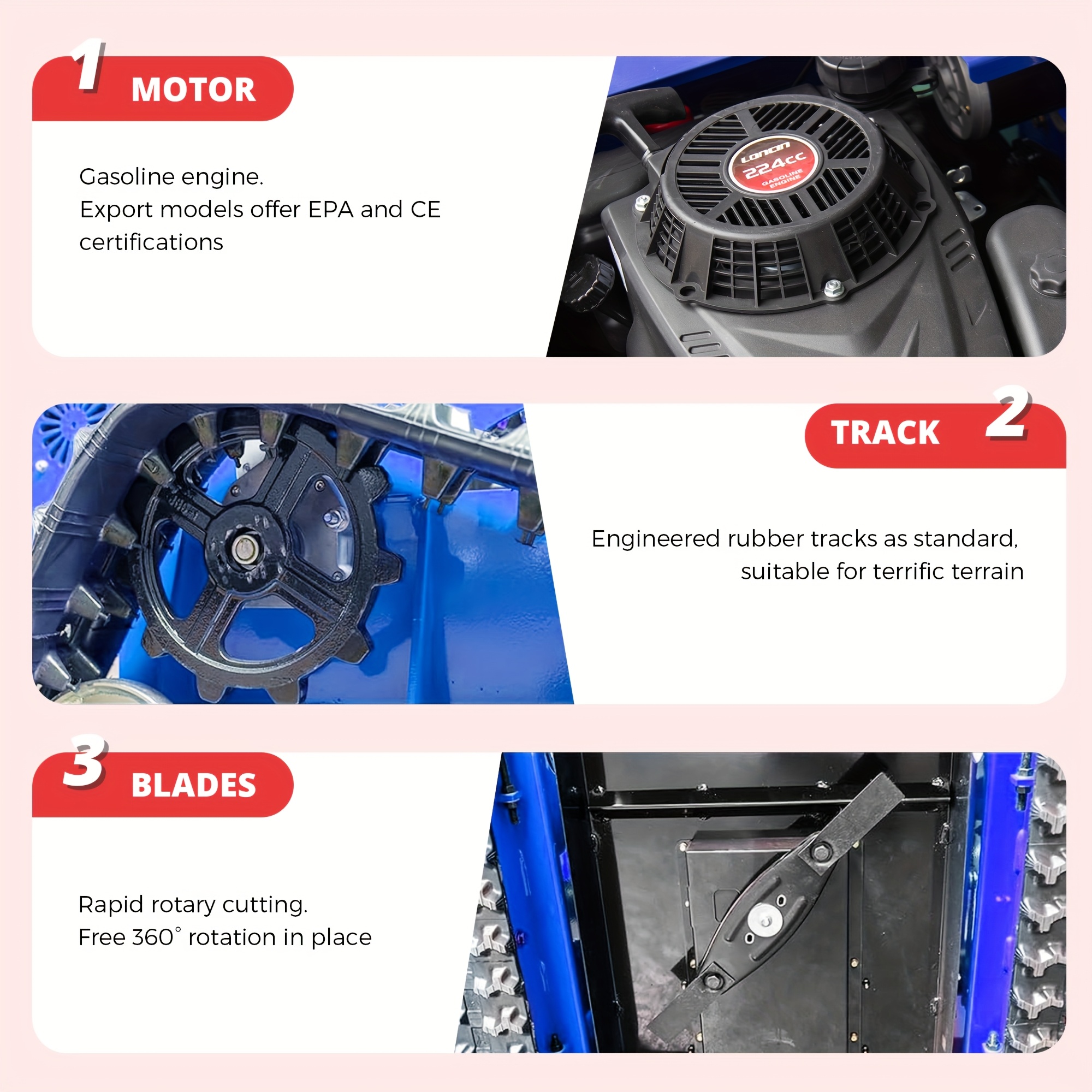 Remote Control Lawn Mower with Snow Plow Attachment - Zero-Turn 50° Slope, Night Lighting, 2 Spare Blade Sets, Gas-Powered Cordless-Like Operation (Battery-Powered Compatible, Batteries Not Included) - All-Terrain Tires & Easy-Start System for Efficient Lawn Care & Snow Removal - Ideal for Residential/Commercial Use, Remote Lawn Mower, Robotic Lawn Mower, Remote Control Lawn Mower, Robotic Mower, Remote Mower, Robot Lawn Mower, Lawnmower Robot, Rc Lawnmower, Robot Lawnmower, Cordless