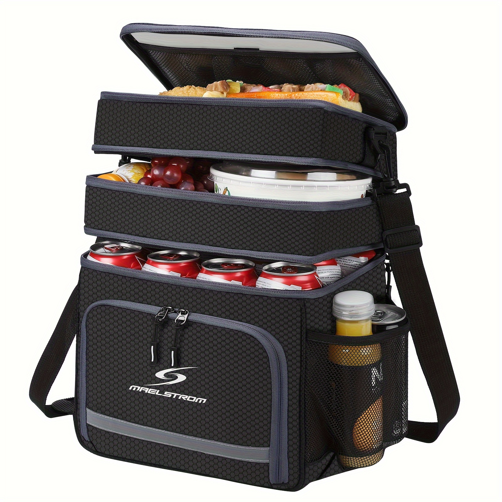 Insulated 5.02gal Lunch Bag Women/Men,Yard Firm Lunch Box for Men, Leakproof Lunch Cooler Bag, Lunch Tote Bag - Image 3