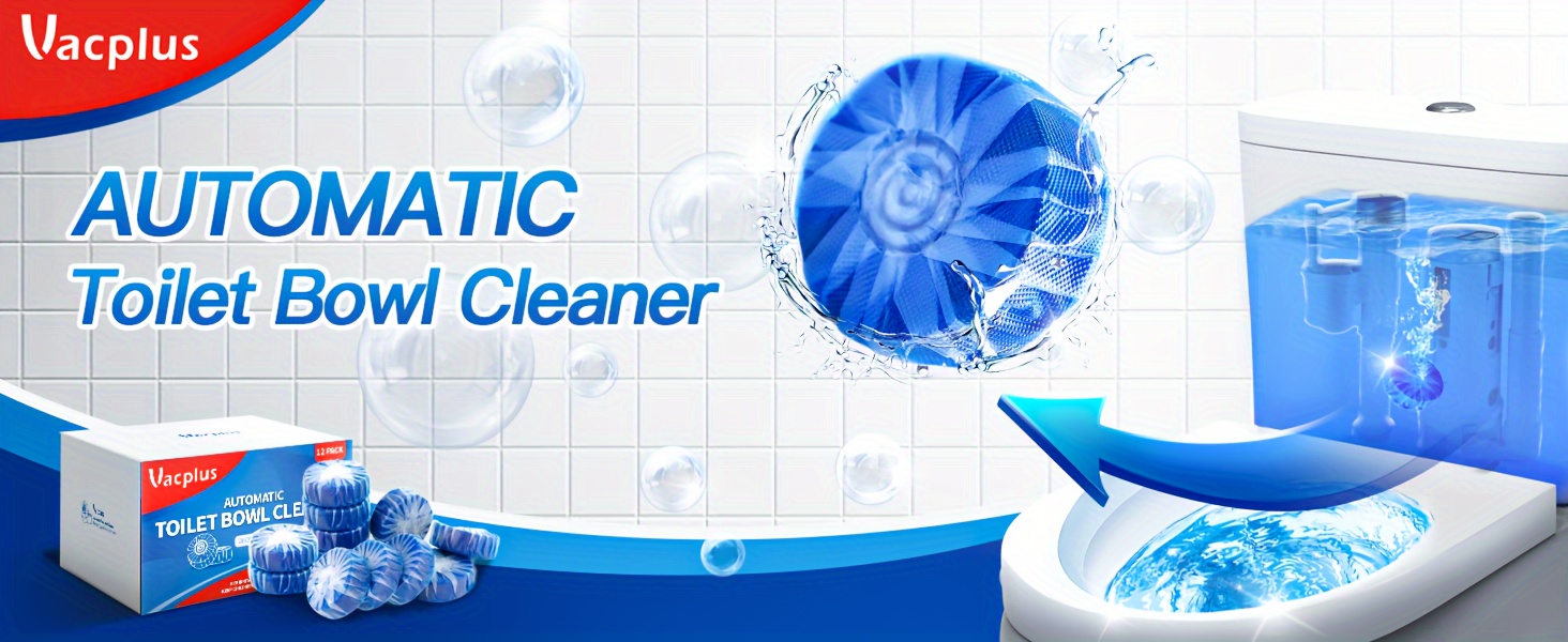 Halloween Special! Automatic Toilet Bowl Cleaner Tablets - Low Odor For Freshness, Ideal For Plastic SurfacesEasy Use For Home Hygiene RV Toilet Cleaning, Powerful Toilet Bowl Cleaners For Tough Stains, Long-Lasting Deodorizing