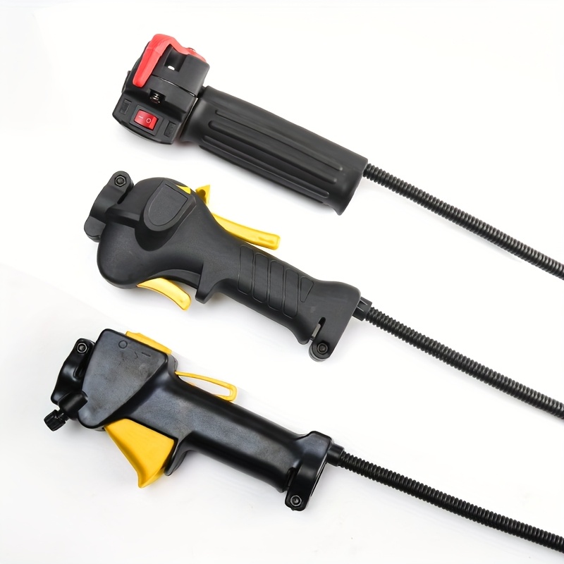 Lawnmower Handle Switch Suitable for Backpack 26mm Diameter Control Bar with Throttle Trigger Cable and Throttle Grip Yard Firm Garden Power Tool Accessories, Lawnmower Parts
