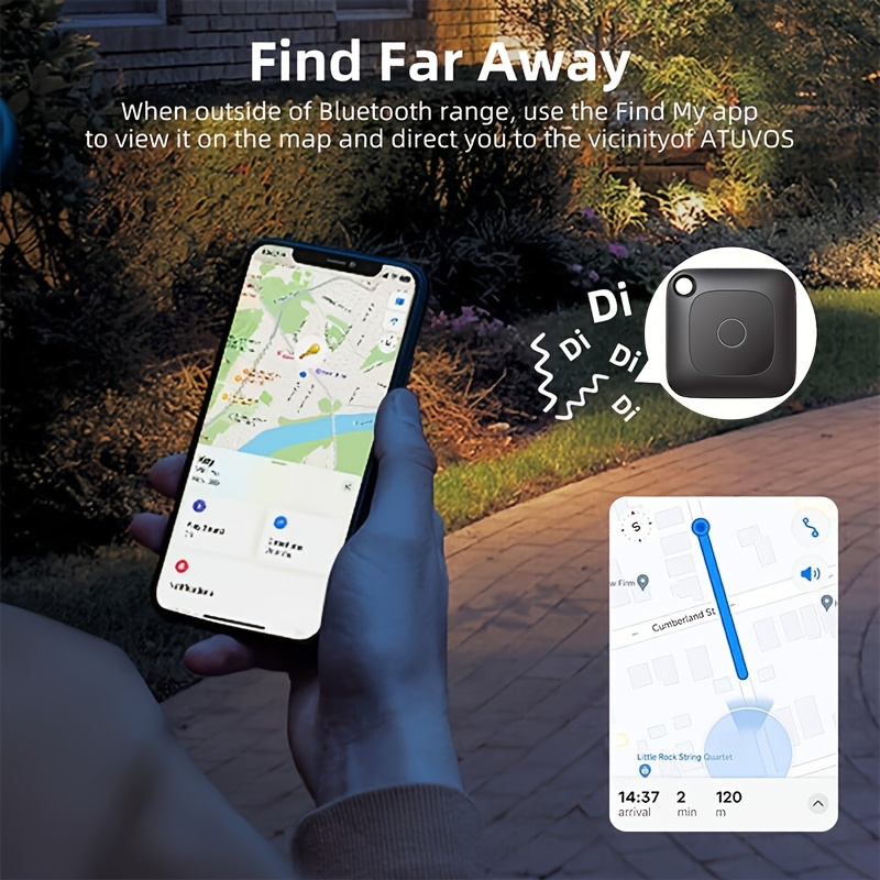 WeTag-1/2/4/8 Pieces, Smart Outdoor Tracker, 1.43 Inches, Wireless Low Power Function, Mini GPS Tracker, High Decibel Alarm, Application Control, Smart Positioning, Suitable For Cars, Wallets, Luggage Bags, Keys, Item Finder, Ideal Gift For Travelers