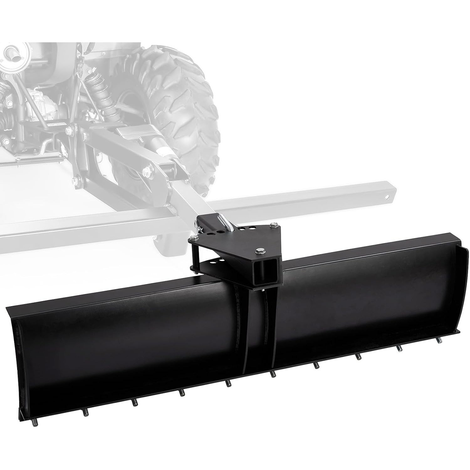 ATV/UTV Blade 42" - 3-Position Adjustable, 5 Angle Settings, Yard Firm Quick One-Pin Hitch Mount, Perfect for Driveway Grading, Soil Leveling & Snow Removal