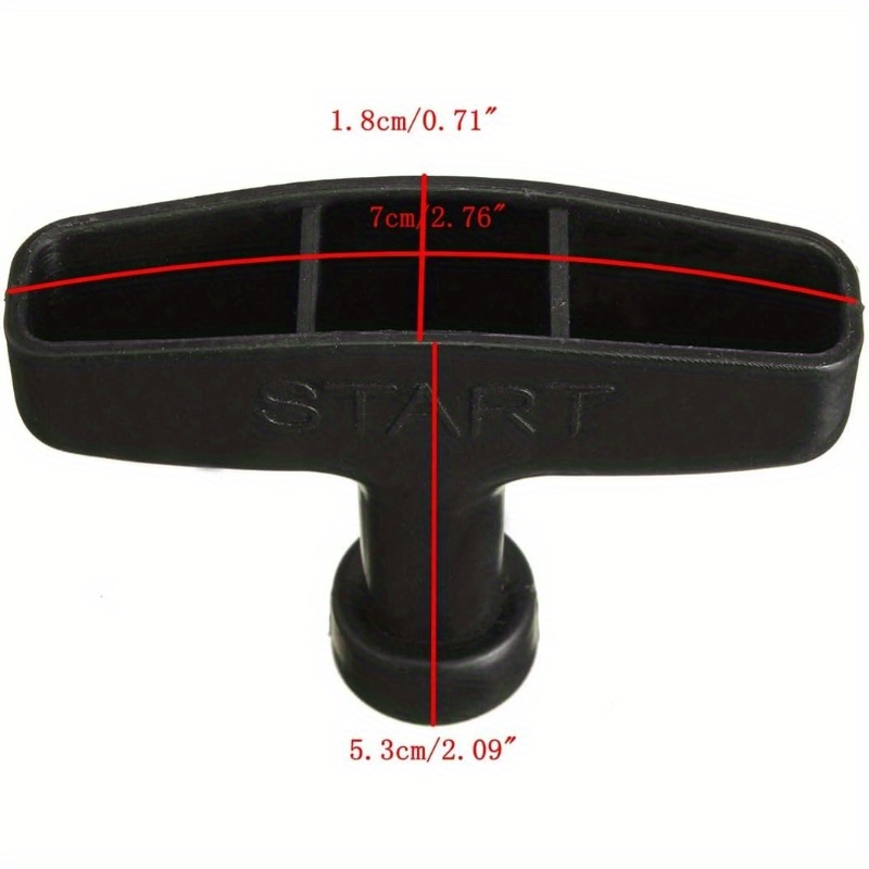Heavy-Duty Adjustable Lawn Mower Handle with Ergonomic Design & Secure Grip - Yard Firm Durable Metal Construction for Comfortable Use, Red & Black Striped Design, Ideal for Cutting Grass and Weeding, Lawn Mower Accessories, Userfriendly Tool, Sturdy Construction - Image 8