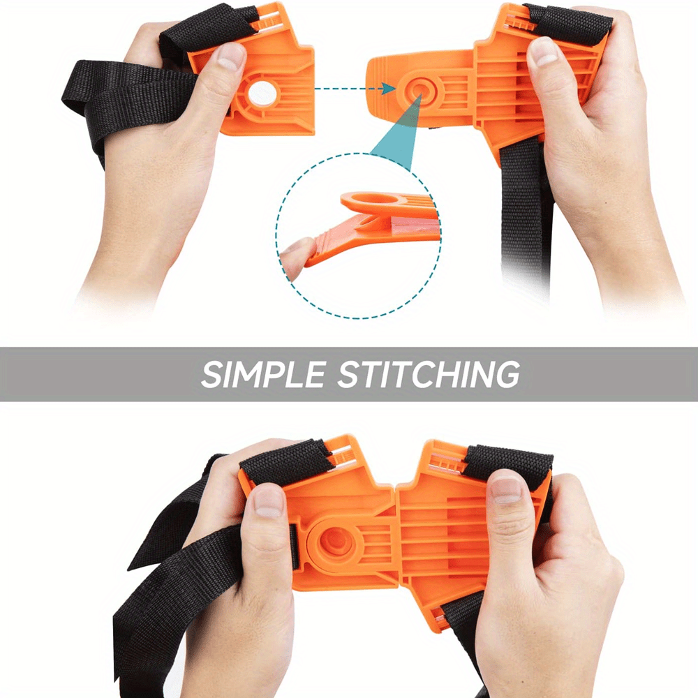 Adjustable Lawn Trimmer Shoulder Strap with Ergonomic Design & Heavy-Duty Polyester - Heavy-Duty Comfortable Carrying System, Secure Fit for Gas/Petrol & Electric Lawn Mowers, Hedge Trimmers, Brush Cutters - Outdoor Gardening Tool Accessory with Padded Support & Tool-Free Adjustment (Compatible with Most Models) - Durable Orange and Black Belt for Reduced Fatigue, Ideal for Extended Use, Ideal for Lawn Care and Landscaping, Grass Trimmer Head Attachment, Lawn Edge Trimmer,
