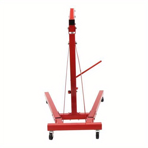 Labor Day, 4409LBS 2 TON Heavey Duty Engine Motor Hoist Cherry Picker Shop Crane Lift Excellent Performance: The Four Adjustable Positions(0.5T, 1T, 1.5T, and 2T) Can Meet Your Various Lifting Needs and The 8T Hydraulic Cylinder, Workshop Hoist