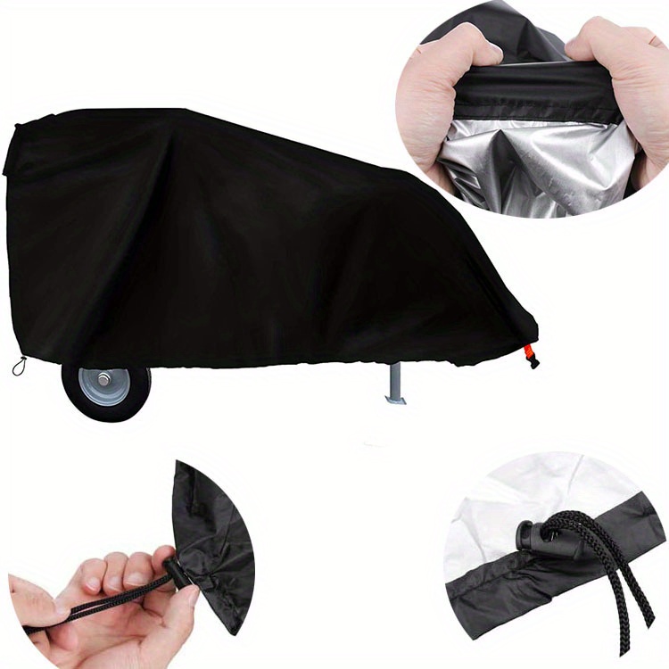 1pc Heavy-Duty Oxford Cloth Cover for Snow Shovels, Saws & Wood Splitters - Durable Black Protective Cover with Reinforced Edges, Fits Most Standard Tools, Ideal for Home Use & Outdoor Storage, Tool Protection, Sleek Design, Sturdy Construction, DIY Enthusiasts, Tool Protection, Reinforced Edges, Longlasting Material, DIY Users