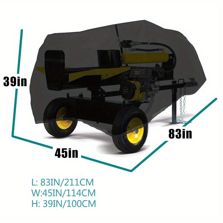 1pc Heavy-Duty Oxford Cloth Cover for Snow Shovels, Saws & Wood Splitters - Durable Black Protective Cover with Reinforced Edges, Fits Most Standard Tools, Ideal for Home Use & Outdoor Storage, Tool Protection, Sleek Design, Sturdy Construction, DIY Enthusiasts, Tool Protection, Reinforced Edges, Longlasting Material, DIY Users