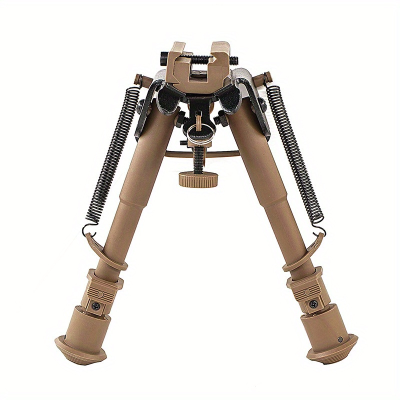 6-9 Inch Heavy-Duty Bipod with Adjustable Quick-Release Rail - Yard Firm Lightweight Foldable Hunting & Shooting Stabilizer, Mlok Handguard Adapter, 5 Height Settings, Rubber Feet - Compatible with Rifles, Shotguns, Outdoor Firearms (Aluminum/Nylon), Hunting Gear, Hunting Bipod - Image 11