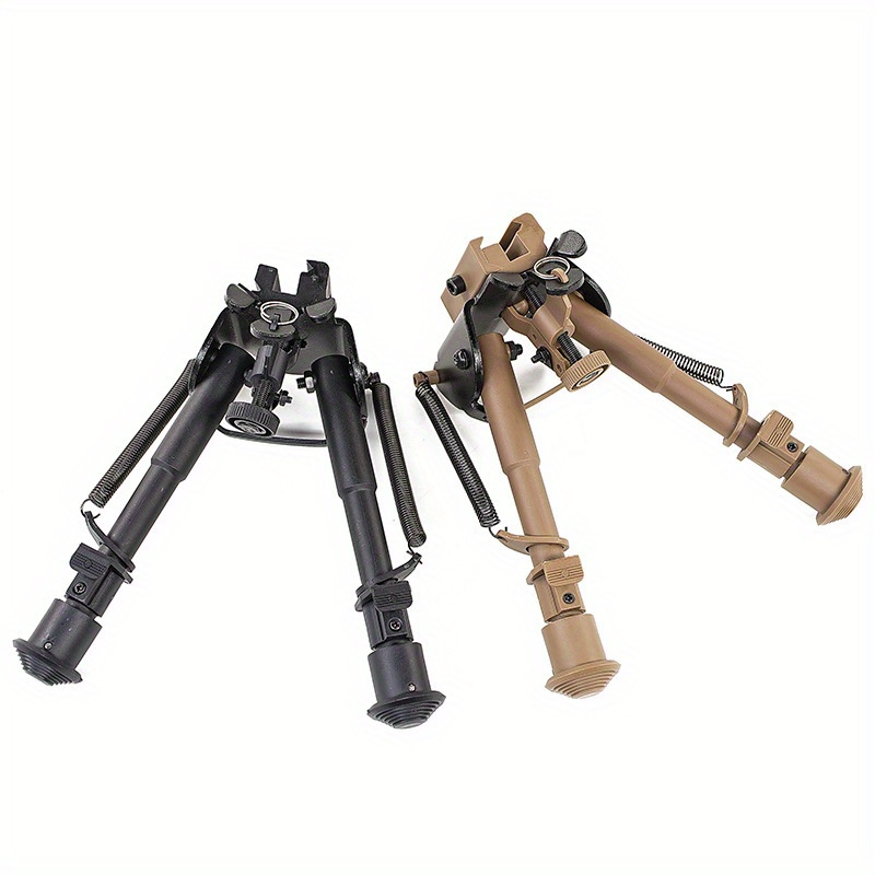 6-9 Inch Heavy-Duty Bipod with Adjustable Quick-Release Rail - Lightweight Foldable Hunting & Shooting Stabilizer, Mlok Handguard Adapter, 5 Height Settings, Rubber Feet - Compatible with Rifles, Shotguns, Outdoor Firearms (Aluminum/Nylon), Hunting Gear, Hunting Bipod