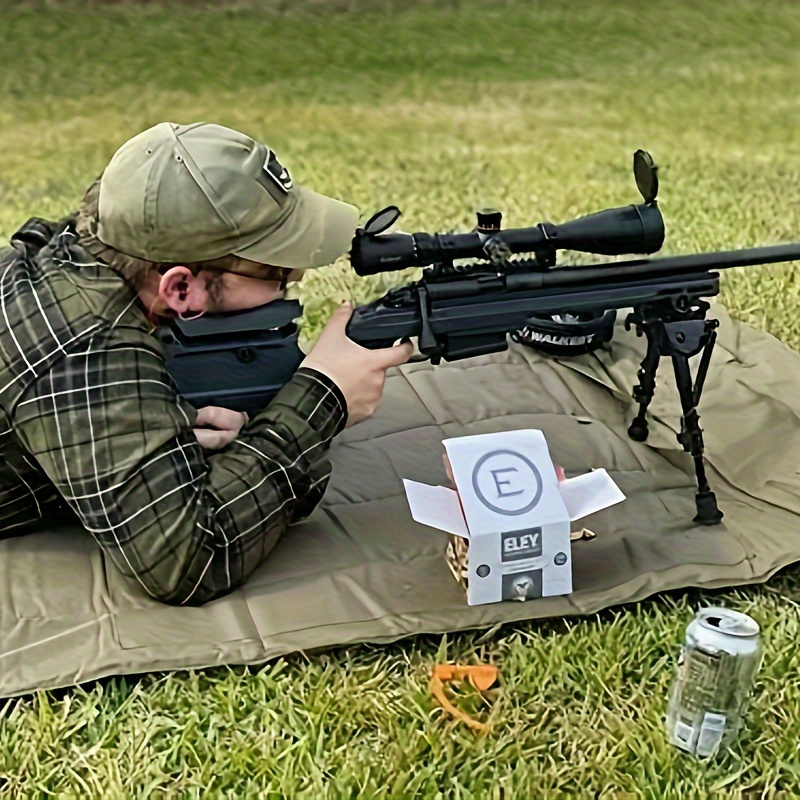 6-9 Inch Heavy-Duty Bipod with Adjustable Quick-Release Rail - Lightweight Foldable Hunting & Shooting Stabilizer, Mlok Handguard Adapter, 5 Height Settings, Rubber Feet - Compatible with Rifles, Shotguns, Outdoor Firearms (Aluminum/Nylon), Hunting Gear, Hunting Bipod