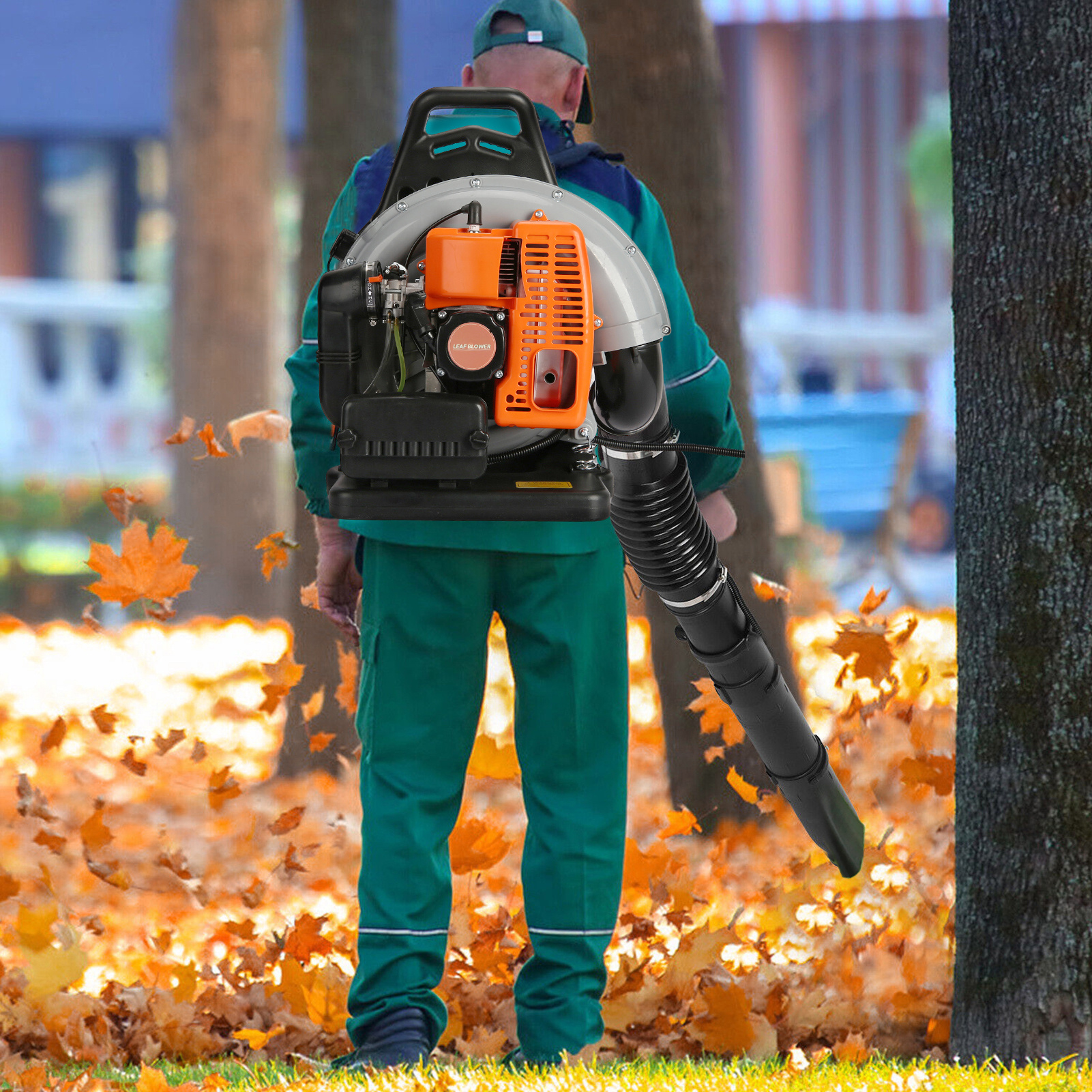 [Efficient Leaf Blower] High-Efficiency Two-Stroke Engine Yard Firm Leaf Blower | Multi-Purpose, Adjustable Nozzle, Durable Design, Ideal for Autumn and Winter Yard Maintenance
