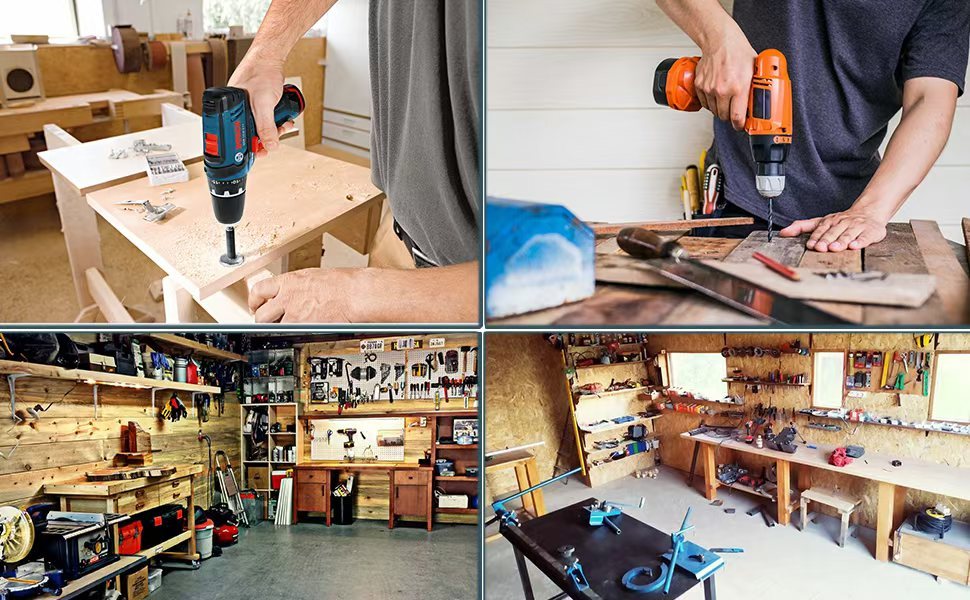 [1pc Battery Tool Rack] Makita Bosch Milwaukee Vertical Plug-In Battery Tool Storage Rack | 1pc for 12V 10.8V Wickers