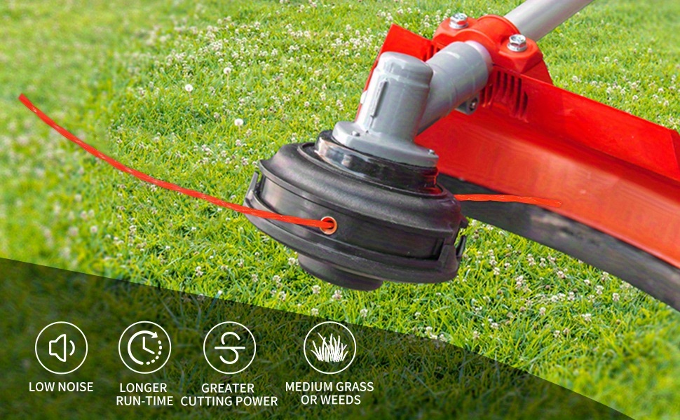 Premium Orange Spiral Nylon Trimming Line - Durable Mower Wire for Lawn and Gardening Maintenance, Ideal for Trimming and Edging, High-Quality Cutting Accessory