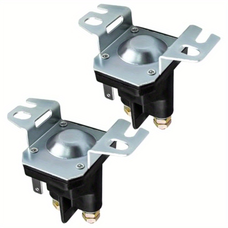Heavy-Duty 2pcs 12V Starter Solenoid Valve Replacement - Compatible with Briggs & Stratton, Troy-Bilt Generators, Yard Firm Lawn Mowers - Fits Parts 691656, 555375GS, 790951, 812120121105, 812120121106 - Industrial-Strength Construction for Reliable Engine Starting, Generator Repair, Durable Design, Longlasting Durability, Power Equipment Part, DIY Repairers