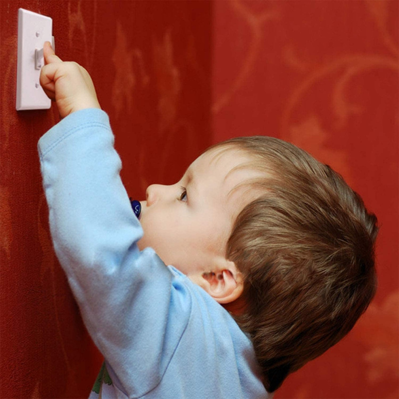 2pcs of Light Switch Protective Cover Child Safety Switch Lock to Prevent Accidental Opening or Closing Yard Firm - Image 3