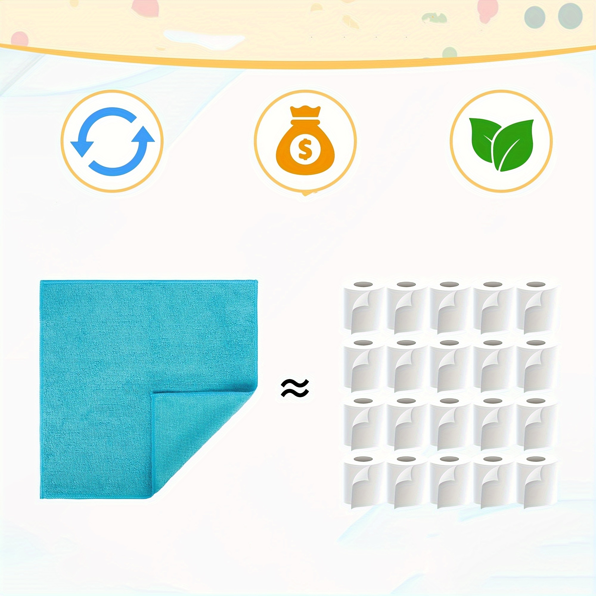 50pcs, Multi-Purpose Microfiber Cleaning Towels, Reusable Cleaning Cloths - Absorbent and Durable Quick-Dry, Suitable for Kitchen, Yard, and Commercial Cleaning, Reusable Washable, Gift for Friends, Microfiber Cleaning Cloth, Floor Sweeper, Dish Cloth For Washing Dishes, Kitchen Accessory, Kitchen Towel, Towels For Kitchen, Cloths For Kitchen, Kitchen Item For Home, Cleaning Cloth, Kitchen Cloth, Dish Towels