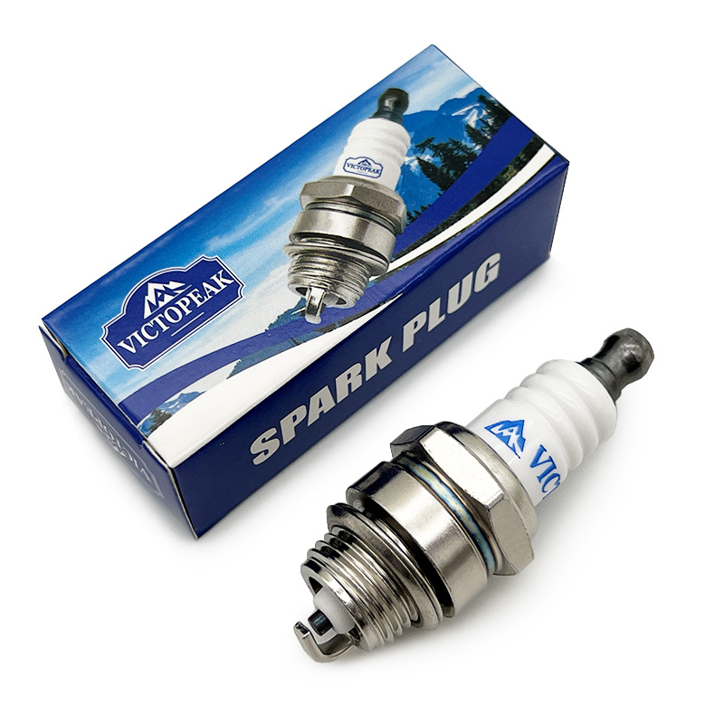 L7T Spark Plugs 10pcs - High-Performance Replacement for L7T Engines, Durable Metal Construction, Blue & White Design, Compatible with L7T Engines, Yard Firm Lawn Mower Accessories, Engine Performance Upgrade, Sleek Metallic Finish, Reliable Engine Part, Lawn Mower Parts, Compact Design, Longlasting Durability, Enthusiasts, Spark Plug For Lawnmower, Lawnmower Spark Plug, Lawnmower Part, Spark Plug, Gasoline Spark Plug, Mower Part - Image 5