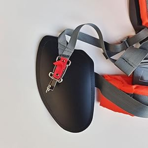 Adjustable Double Shoulder Belt Harness Trimmer with Quick-Release Buckle - Durable Nylon Straps for Lawn Care Equipment, Comfortable Fit for Professional & Home Use, Harness Trimmer, Lawn Care Accessory, Ergonomic Design, Sturdy Construction