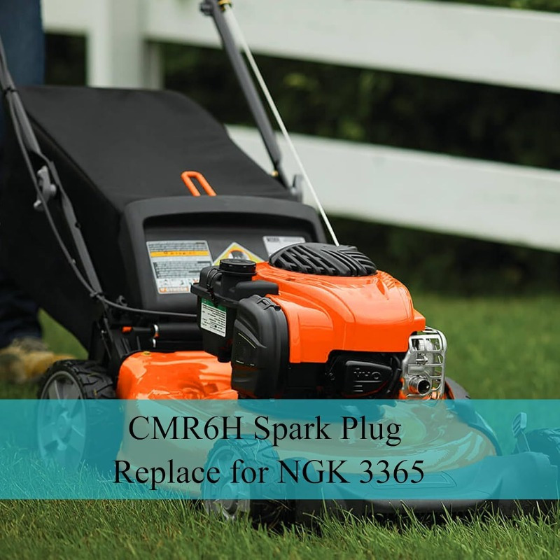 12pcs CMR6H Spark Plug Replacement for 3365, Compatible with FS90, FS110, HL90, HL110, HT100, KM90, BR500, BR550, BR600 Trimmers - Yard Firm High-Performance Metal Construction, Durable & Reliable Ignition for Outdoor Power Tools, Lawn Mowers, Hedge Trimmers, Chainsaws, Trimmer Spark Plug, Outdoor Equipment Parts, Sleek Metallic Finish, Robust Design, Metallic Construction - Image 5